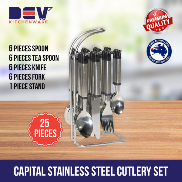 Capital Stainless Steel Hanging Cutlery Set Supreme Wire CK112-0