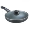 OK Non Stick Fry Pan 2.5 Ltr with Glass Lid Platinum Collection Jumbo-1236