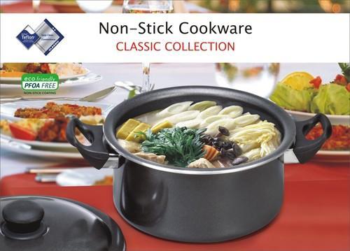 OK Non Stick Stew Pot 3 Ltr Family with Lid-0