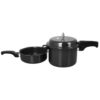 Sunny Outer Lid 1.5 & 3.5 Ltr Hard Anodised Pressure Cooker Combi Pack-1150