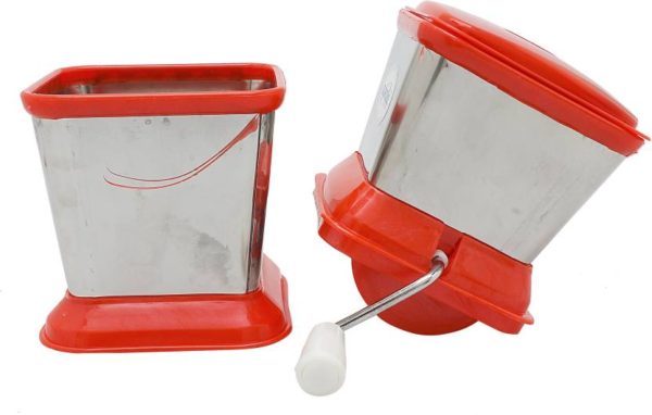 Stainless Steel Quick Onion & Vegetable Chopper / Nuts & Chilly Cutter with lid-1584