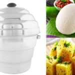 Aluminium Combo Steamer Cooker 3 in 1 12 Pcs Idli maker cooker , Dhokla & Patra-0