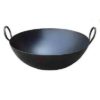 Iron Wok for Cooking Deep Frying Pot Fry Pan Bowl Kitchen Cookware Kadai 50 CM-1995