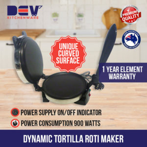 Dynamic Tortilla Maker (Roti & Chapati Maker 1 Year Warranty) new curved shape-0