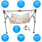 Stainless Steel Premium Indian style baby cradle Ghodiyu Portable cradle,hammock with heavy cotton with motor