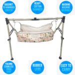 Stainless Steel Premium Indian style baby cradle Ghodiyu Portable cradle,hammock with heavy cotton